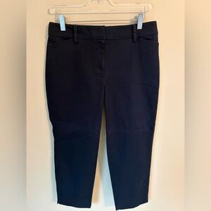 Talbots Navy Blue Perfect Crop Pant | Women's Sz 4P